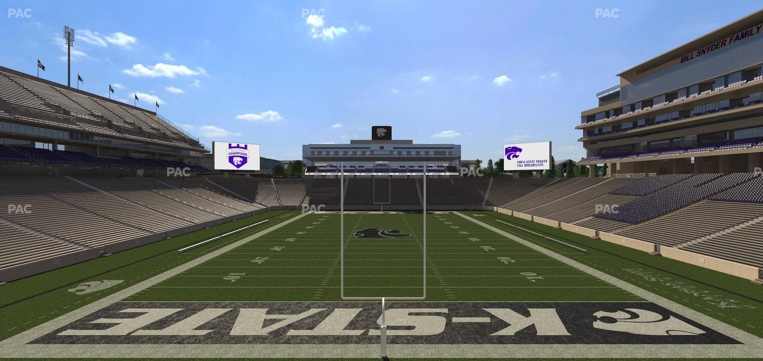Bill Snyder Family Stadium - Section Ga Seating Seat View
