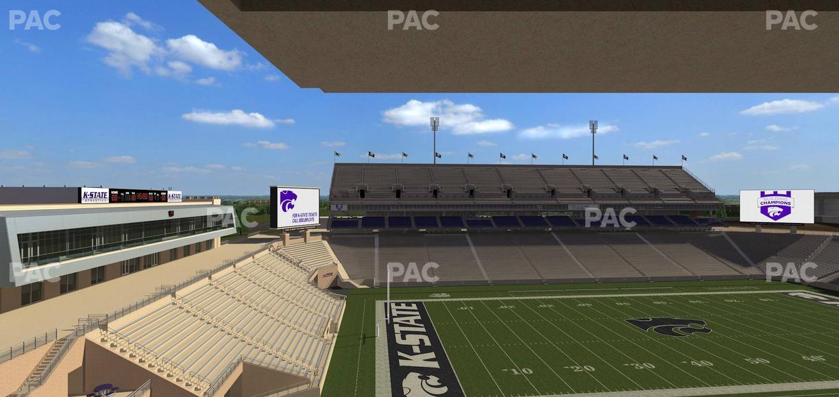 Bill Snyder Family Stadium - Section Loge 301 Seat View