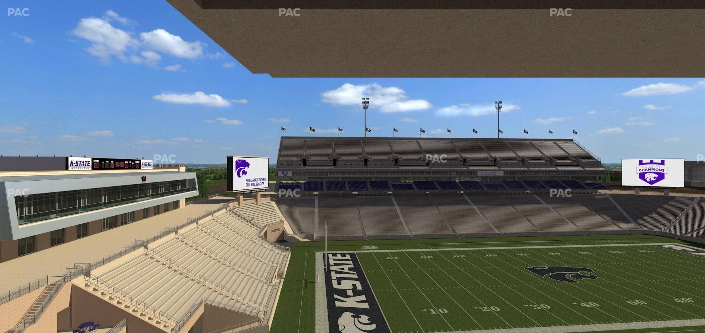 Bill Snyder Family Stadium - Section Loge 301 Seat View