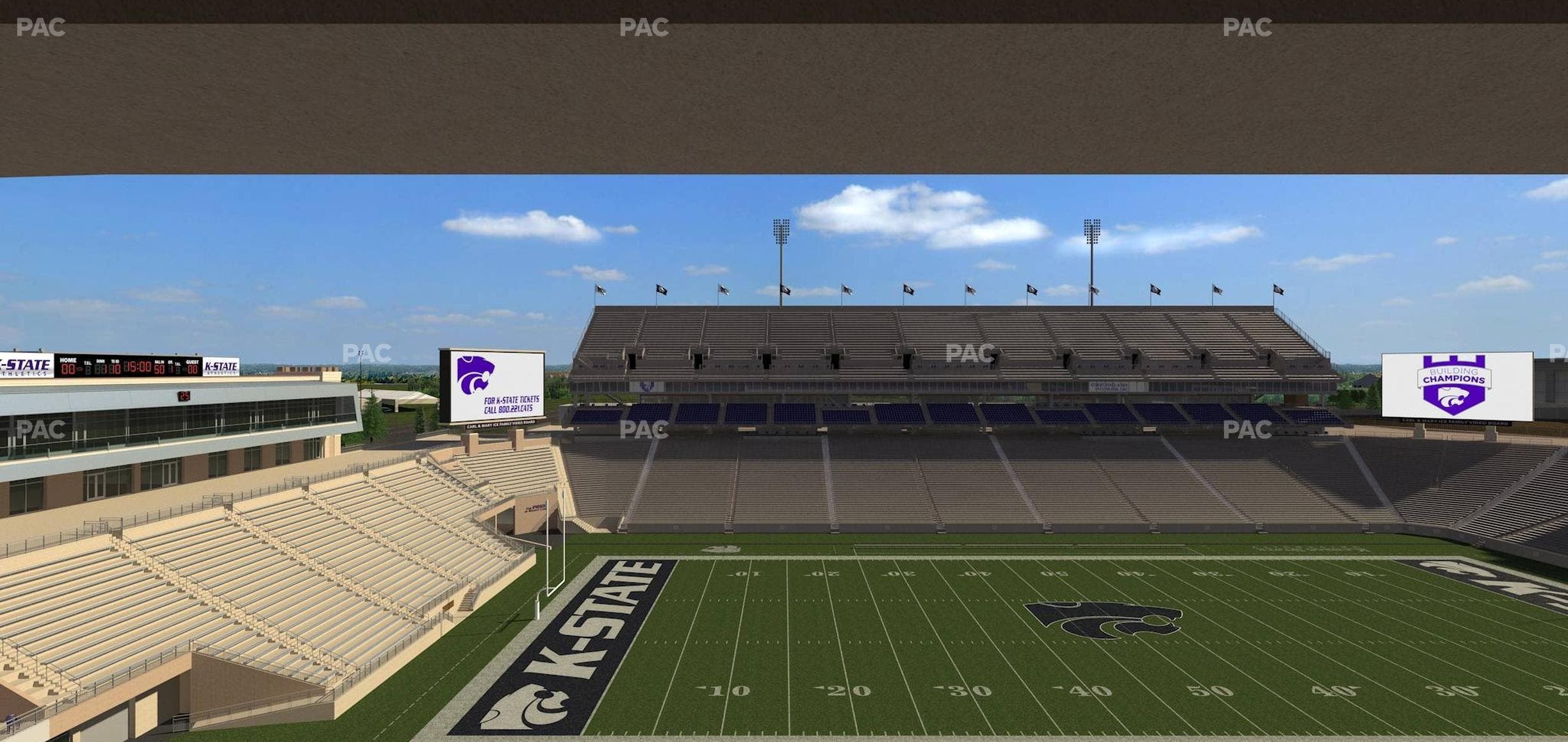 Bill Snyder Family Stadium - Section Loge 308 Seat View