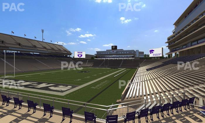 Bill Snyder Family Stadium - Section Wabash Landing Seat View