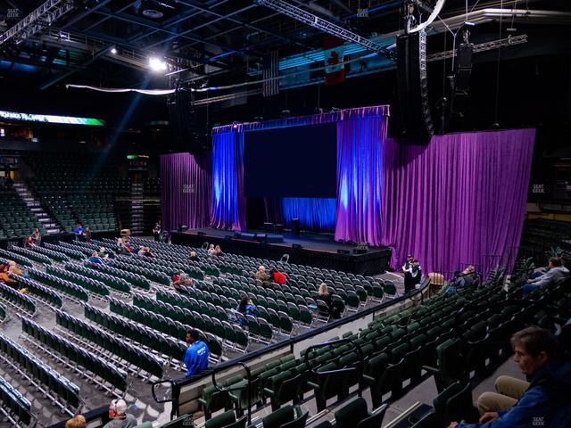 Blue Federal Credit Union Arena - Section D Seat View