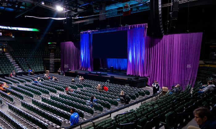 Blue Federal Credit Union Arena - Section D Seat View