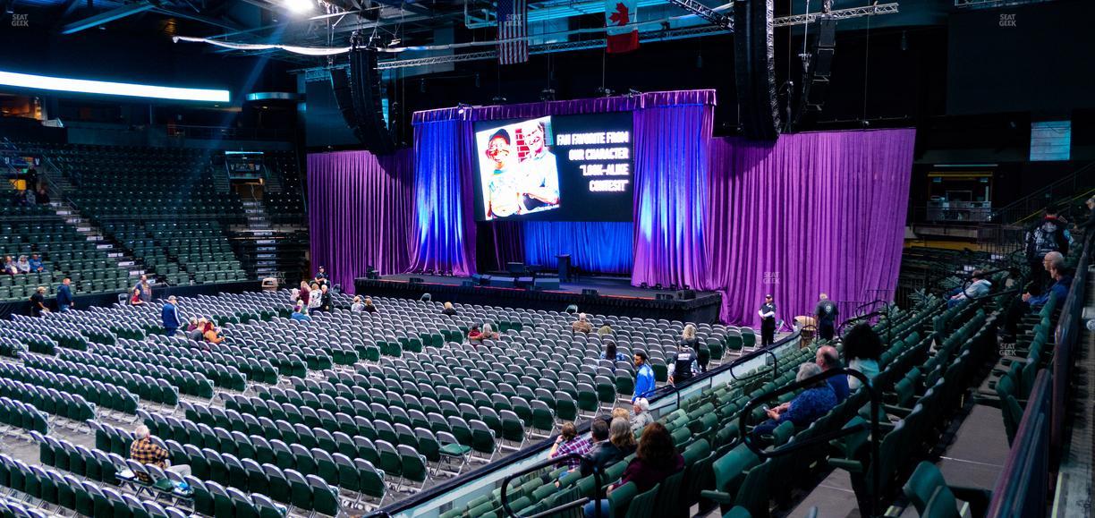 Blue Federal Credit Union Arena - Section E Seat View