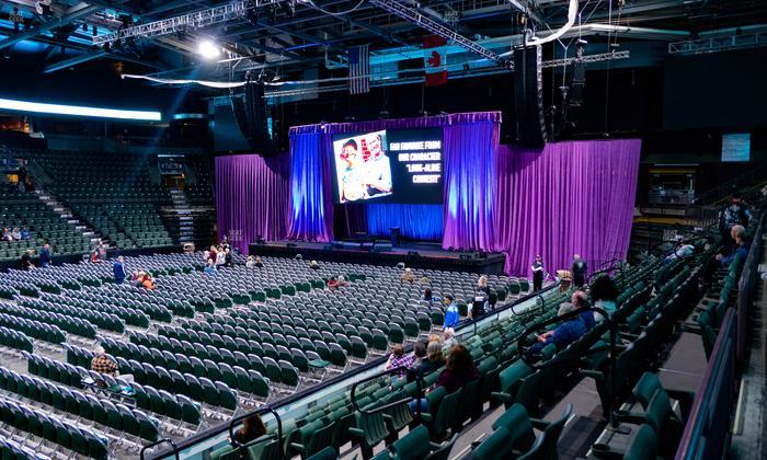 Blue Federal Credit Union Arena - Section E Seat View
