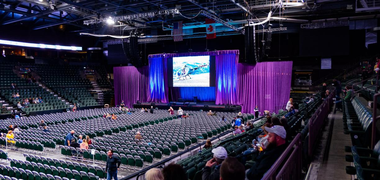 Blue Federal Credit Union Arena - Section F Seat View