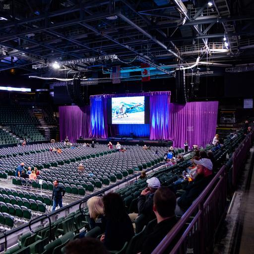 Blue Federal Credit Union Arena - Section F Seat View