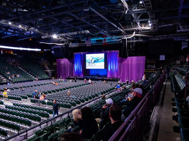 Blue Federal Credit Union Arena - Section F Seat View
