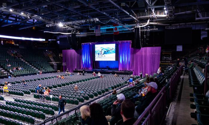 Blue Federal Credit Union Arena - Section F Seat View