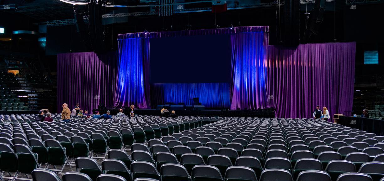 Blue Federal Credit Union Arena - Section Floor Aaa Seat View