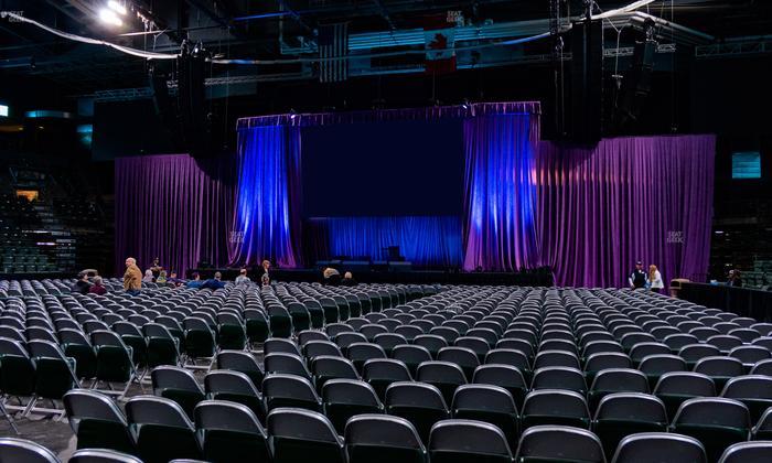 Blue Federal Credit Union Arena - Section Floor Aaa Seat View