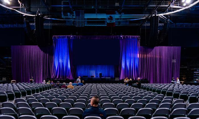 Blue Federal Credit Union Arena - Section Floor Bbb Seat View