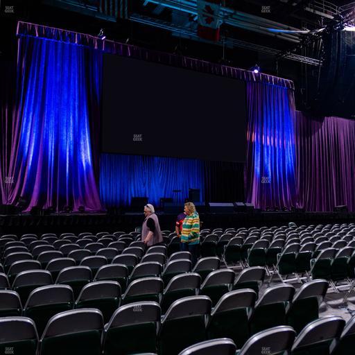 Blue Federal Credit Union Arena - Section Floor Ccc Seat View