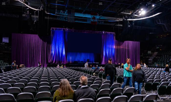 Blue Federal Credit Union Arena - Section Floor Ccc Seat View