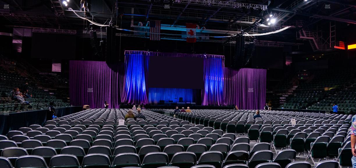 Blue Federal Credit Union Arena - Section Floor Fff Seat View