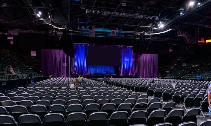 Blue Federal Credit Union Arena - Section Floor Fff Seat View
