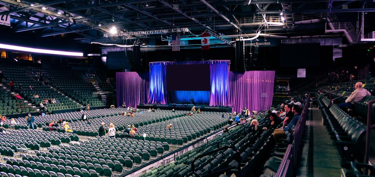 Blue Federal Credit Union Arena - Section G Seat View