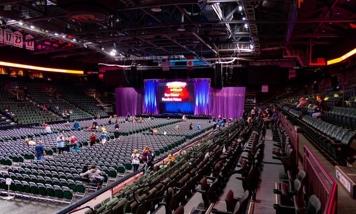 Blue Federal Credit Union Arena - Section H Seat View