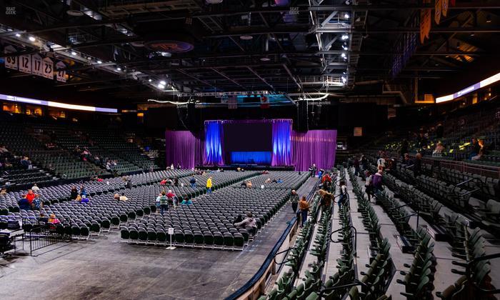 Blue Federal Credit Union Arena - Section J Seat View