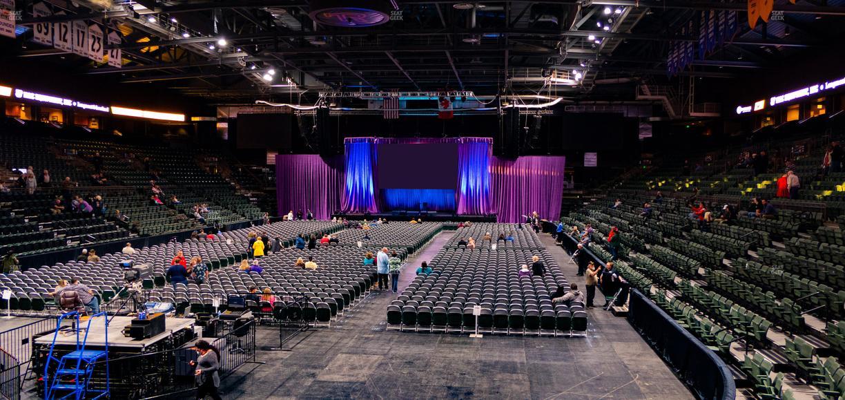 Blue Federal Credit Union Arena - Section K Seat View