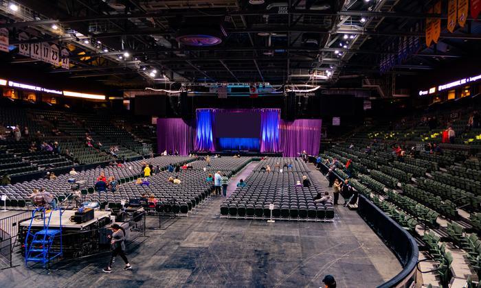 Blue Federal Credit Union Arena - Section K Seat View