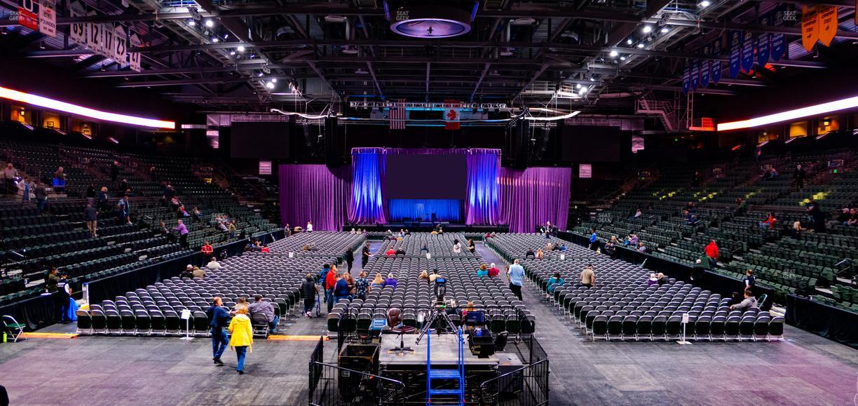 Blue Federal Credit Union Arena - Section L Seat View