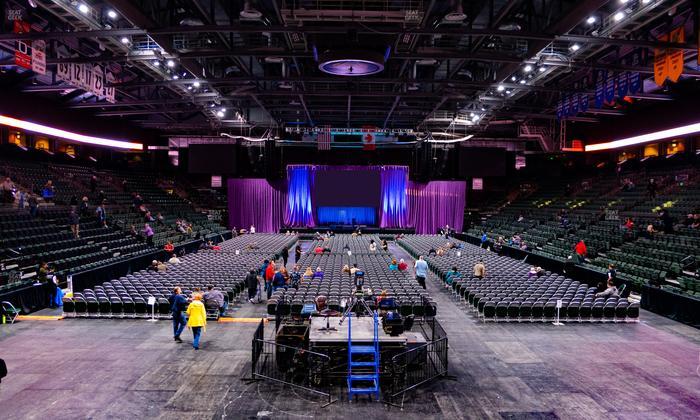 Blue Federal Credit Union Arena - Section L Seat View