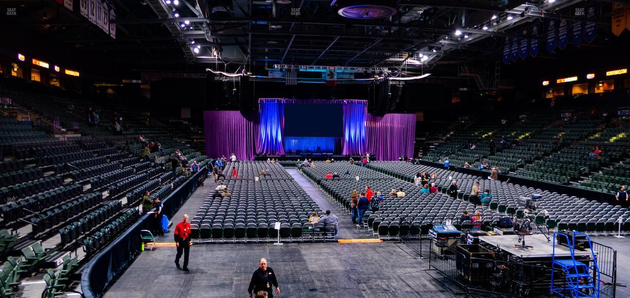 Blue Federal Credit Union Arena - Section M Seat View