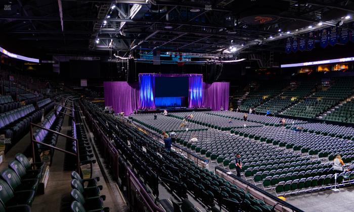 Blue Federal Credit Union Arena - Section P Seat View