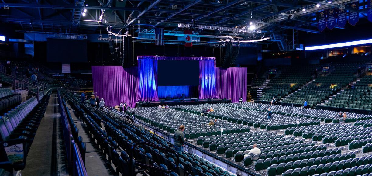 Blue Federal Credit Union Arena - Section Q Seat View