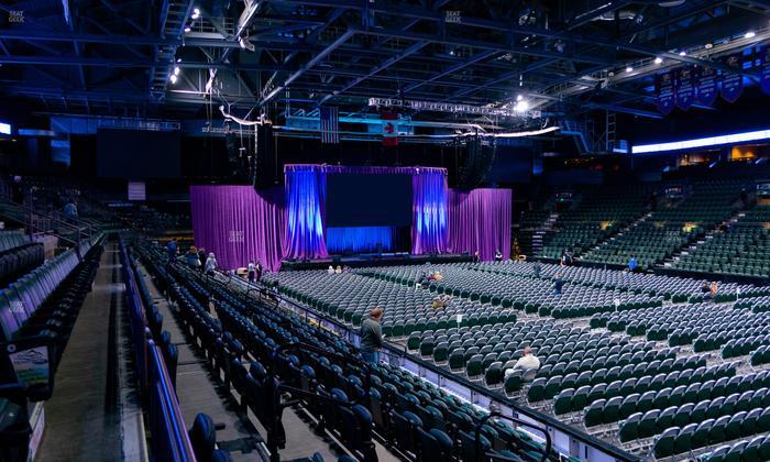 Blue Federal Credit Union Arena - Section Q Seat View
