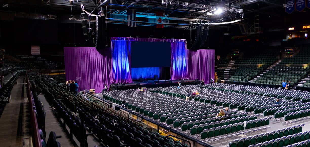 Blue Federal Credit Union Arena - Section R Seat View