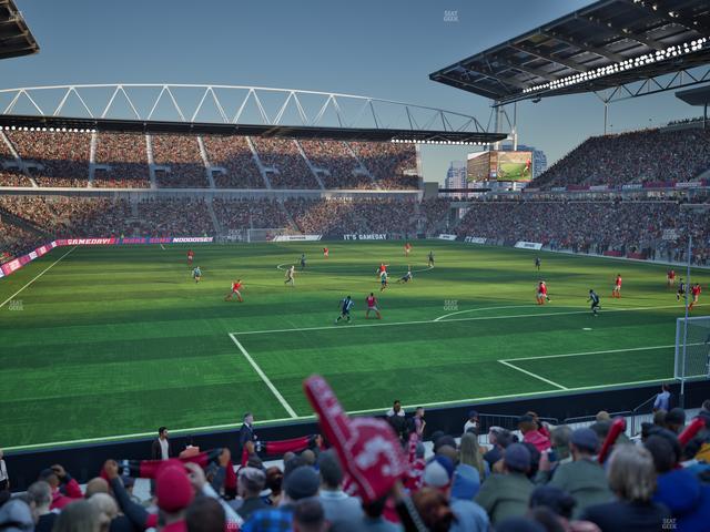 BMO Field - Section 101 F Seat View