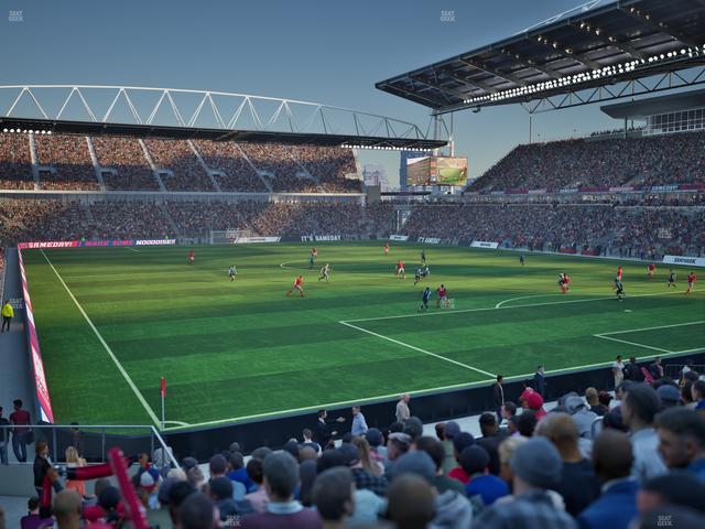 BMO Field - Section 102 F Seat View