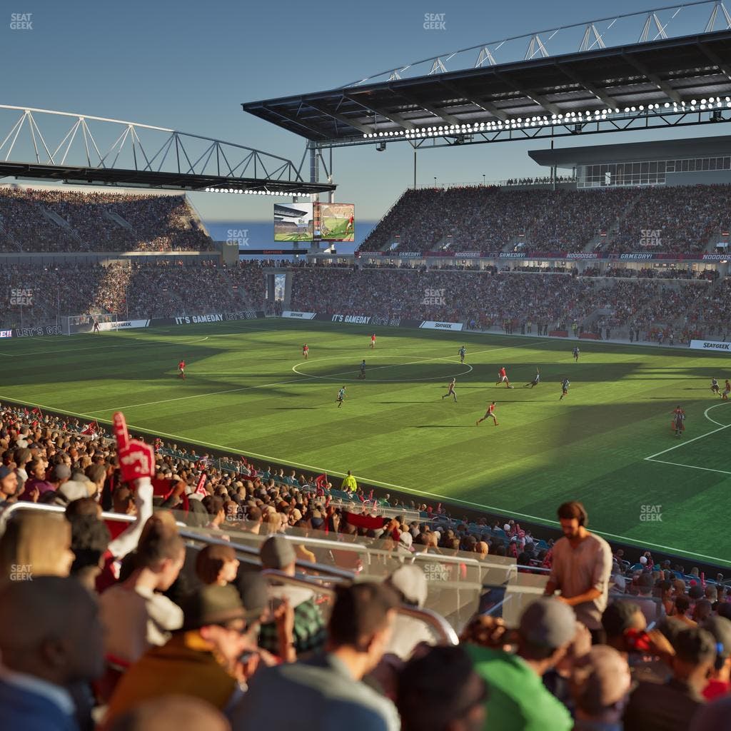 BMO Field - Section 104 Seat View