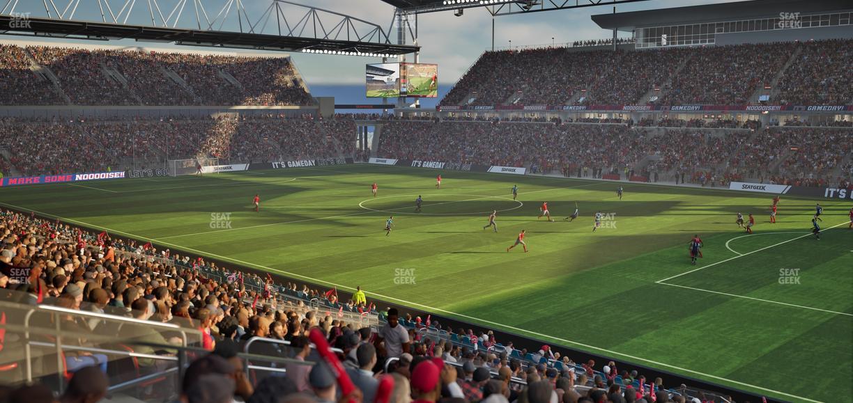 BMO Field - Section 104 Seat View