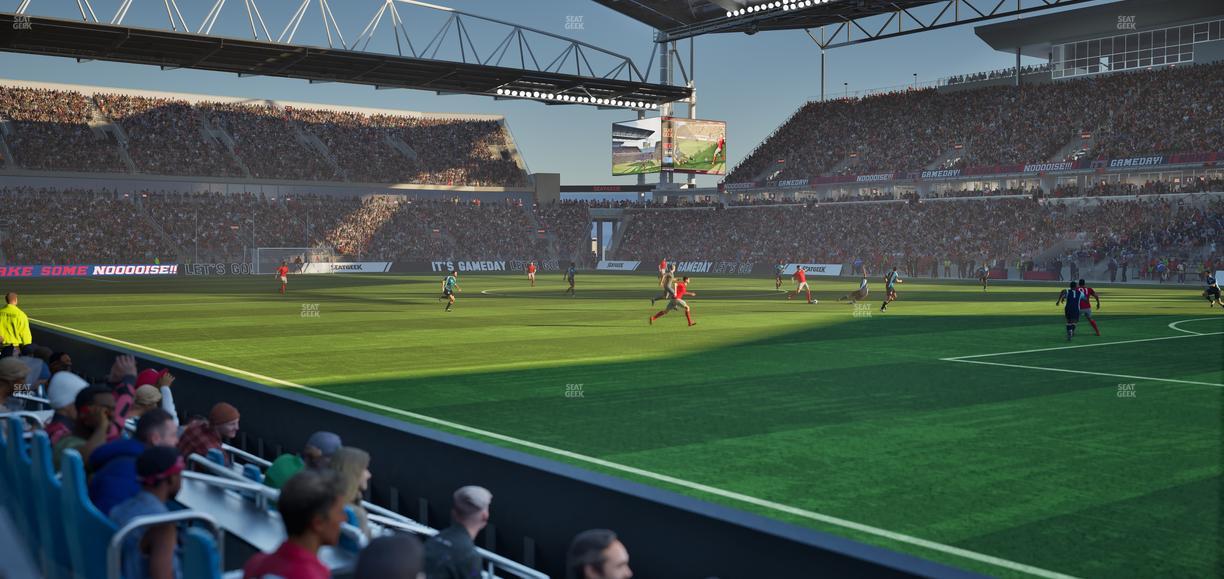 BMO Field - Section 104 Seat View