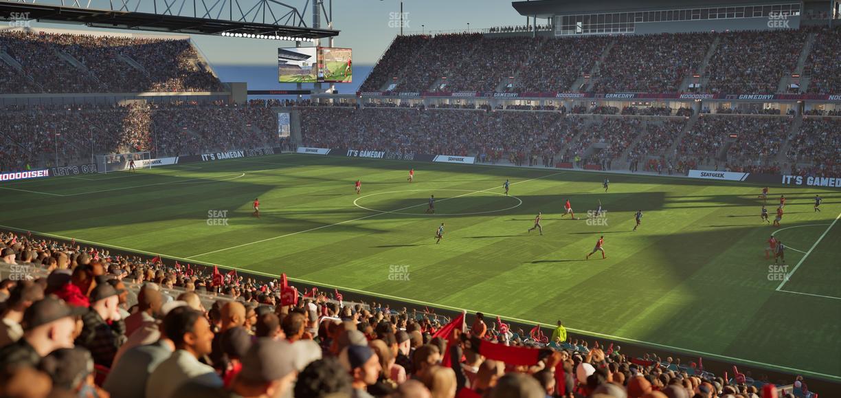 BMO Field - Section 105 Seat View