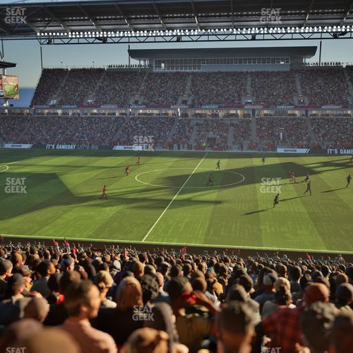 BMO Field - Section 107 Seat View