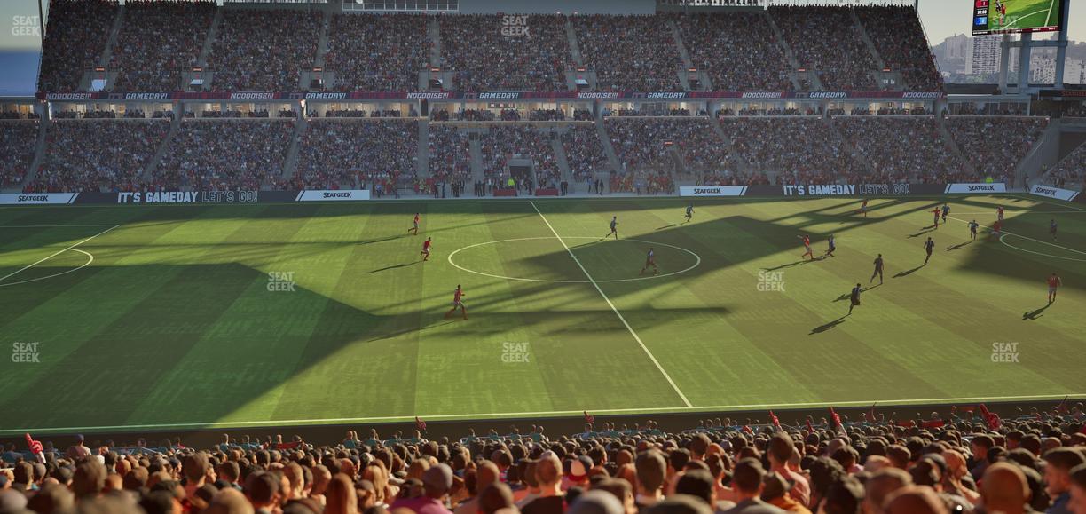 BMO Field - Section 108 Seat View