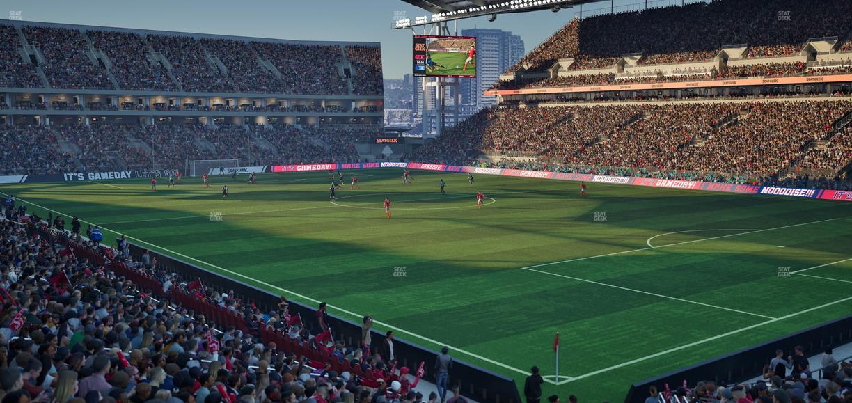 BMO Field - Section 119 Vip Seat View