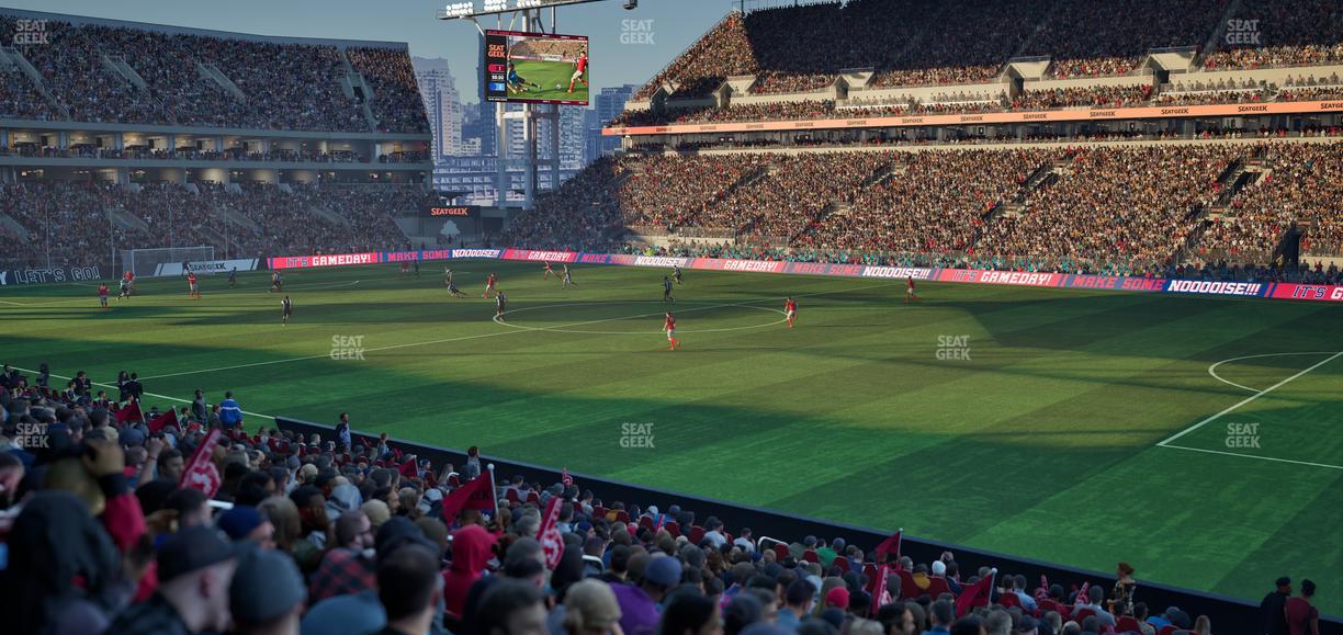 BMO Field - Section 120 Seat View