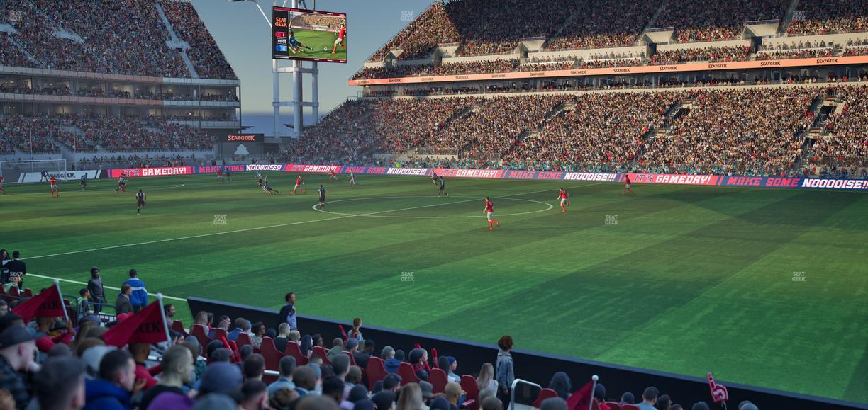 BMO Field - Section 121 Seat View