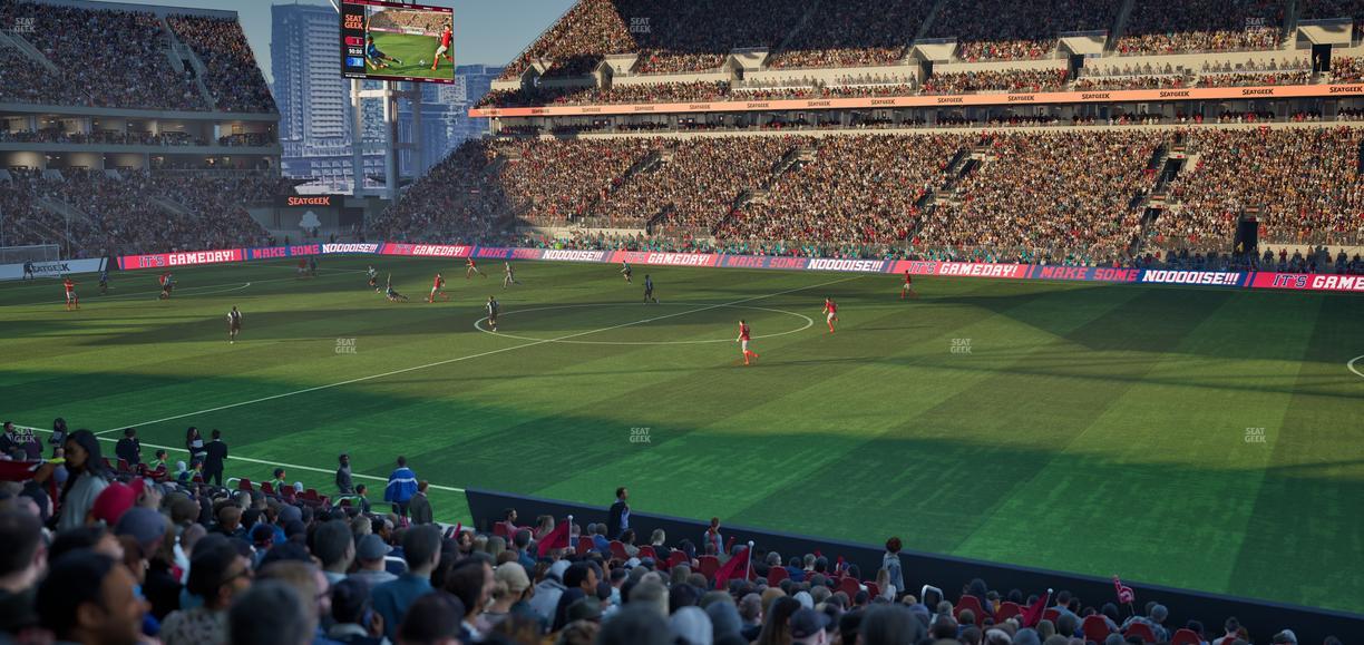 BMO Field - Section 121 Seat View