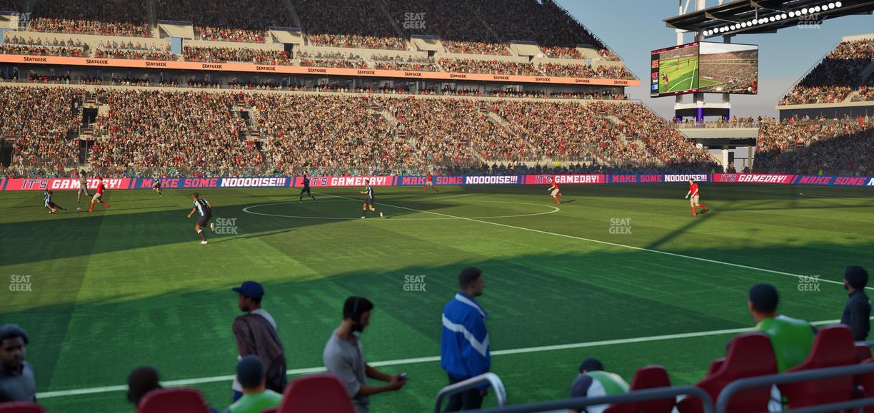 BMO Field - Section 124 A Seat View