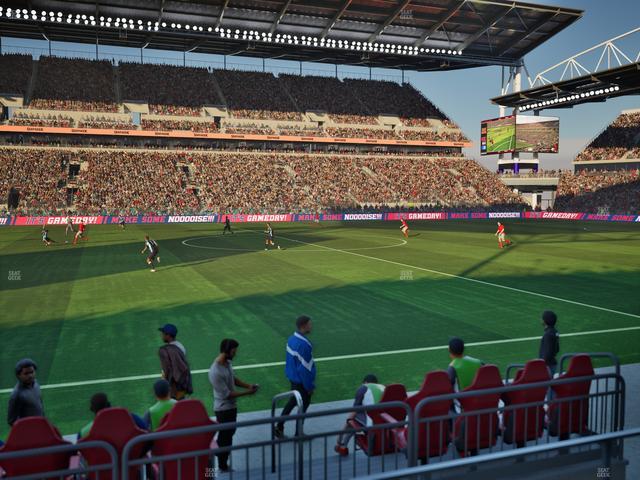 BMO Field - Section 124 Seat View