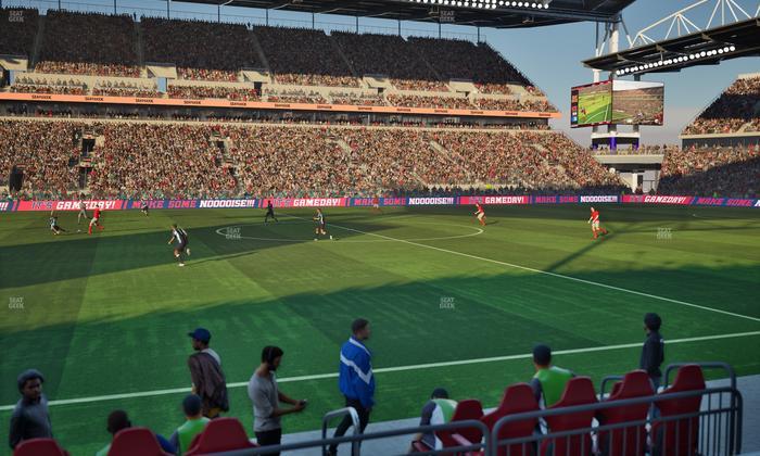 BMO Field - Section 124 Seat View