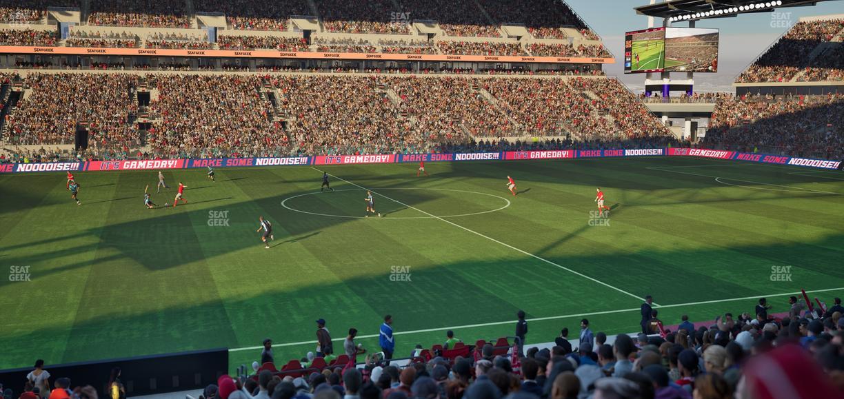 BMO Field - Section 124 Seat View