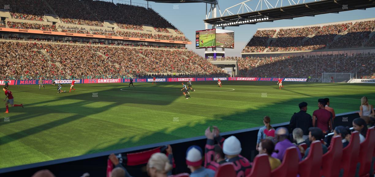 BMO Field - Section 125 Seat View