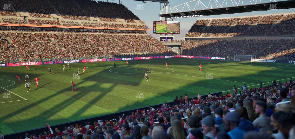 BMO Field - Section 126 Seat View